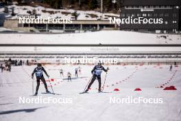 10.03.2023, Oslo, Norway (NOR): Antoine Cyr (CAN), Russell Kennedy (CAN) (l-r)  - FIS world cup cross-country, training, Oslo (NOR). www.nordicfocus.com. © Modica/NordicFocus. Every downloaded picture is fee-liable.