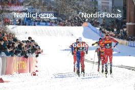 14.03.2023, Drammen, Norway (NOR): Lucas Chanavat (FRA), Lars Agnar Hjelmeset (NOR), (l-r)  - FIS world cup cross-country, individual sprint, Drammen (NOR). www.nordicfocus.com. © Modica/NordicFocus. Every downloaded picture is fee-liable.