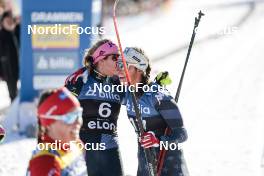 14.03.2023, Drammen, Norway (NOR): Laura Gimmler (GER), Julia Kern (USA), (l-r)  - FIS world cup cross-country, individual sprint, Drammen (NOR). www.nordicfocus.com. © Modica/NordicFocus. Every downloaded picture is fee-liable.