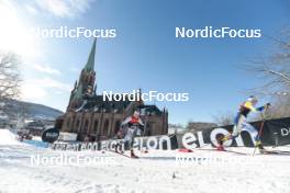 14.03.2023, Drammen, Norway (NOR): Calle Halfvarsson (SWE), Marcus Grate (SWE), (l-r)  - FIS world cup cross-country, individual sprint, Drammen (NOR). www.nordicfocus.com. © Modica/NordicFocus. Every downloaded picture is fee-liable.