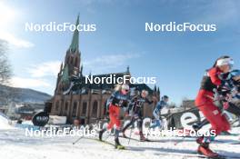 14.03.2023, Drammen, Norway (NOR): Tereza Beranova (CZE), Julia Kern (USA), Kerttu Niskanen (FIN), (l-r)  - FIS world cup cross-country, individual sprint, Drammen (NOR). www.nordicfocus.com. © Modica/NordicFocus. Every downloaded picture is fee-liable.