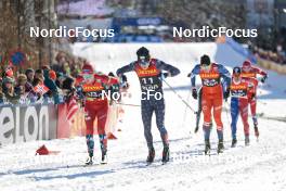 14.03.2023, Drammen, Norway (NOR): Even Northug (NOR), Ben Ogden (USA), Ondrej Cerny (CZE), (l-r)  - FIS world cup cross-country, individual sprint, Drammen (NOR). www.nordicfocus.com. © Modica/NordicFocus. Every downloaded picture is fee-liable.