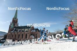 14.03.2023, Drammen, Norway (NOR): Anne Kyllonen (FIN), Eevi-Inkeri Tossavainen (FIN), (l-r)  - FIS world cup cross-country, individual sprint, Drammen (NOR). www.nordicfocus.com. © Modica/NordicFocus. Every downloaded picture is fee-liable.