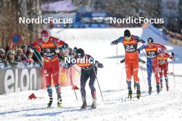 14.03.2023, Drammen, Norway (NOR): Even Northug (NOR), Ben Ogden (USA), (l-r)  - FIS world cup cross-country, individual sprint, Drammen (NOR). www.nordicfocus.com. © Modica/NordicFocus. Every downloaded picture is fee-liable.