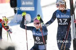 14.03.2023, Drammen, Norway (NOR): Laura Gimmler (GER), Julia Kern (USA), (l-r)  - FIS world cup cross-country, individual sprint, Drammen (NOR). www.nordicfocus.com. © Modica/NordicFocus. Every downloaded picture is fee-liable.