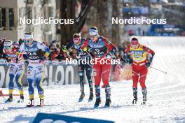 14.03.2023, Drammen, Norway (NOR): Maja Dahlqvist (SWE), Johanna Hagstroem (SWE), Ane Appelkvist Stenseth (NOR), (l-r)  - FIS world cup cross-country, individual sprint, Drammen (NOR). www.nordicfocus.com. © Modica/NordicFocus. Every downloaded picture is fee-liable.