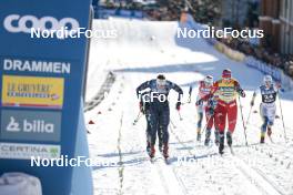 14.03.2023, Drammen, Norway (NOR): Julia Kern (USA), Tiril Udnes Weng (NOR), (l-r)  - FIS world cup cross-country, individual sprint, Drammen (NOR). www.nordicfocus.com. © Modica/NordicFocus. Every downloaded picture is fee-liable.