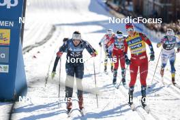 14.03.2023, Drammen, Norway (NOR): Julia Kern (USA), Tiril Udnes Weng (NOR), (l-r)  - FIS world cup cross-country, individual sprint, Drammen (NOR). www.nordicfocus.com. © Modica/NordicFocus. Every downloaded picture is fee-liable.