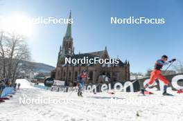 14.03.2023, Drammen, Norway (NOR): Lauri Vuorinen (FIN), Michal Novak (CZE), (l-r)  - FIS world cup cross-country, individual sprint, Drammen (NOR). www.nordicfocus.com. © Modica/NordicFocus. Every downloaded picture is fee-liable.