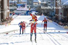 14.03.2023, Drammen, Norway (NOR): Johannes Hoesflot Klaebo (NOR) - FIS world cup cross-country, individual sprint, Drammen (NOR). www.nordicfocus.com. © Modica/NordicFocus. Every downloaded picture is fee-liable.