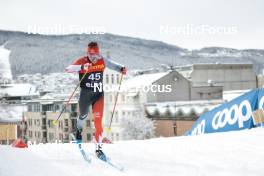 14.03.2023, Drammen, Norway (NOR): Antoine Cyr (CAN) - FIS world cup cross-country, individual sprint, Drammen (NOR). www.nordicfocus.com. © Modica/NordicFocus. Every downloaded picture is fee-liable.