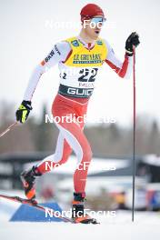 17.03.2023, Falun, Sweden (SWE): Candide Pralong (SUI) - FIS world cup cross-country, 10km, Falun (SWE). www.nordicfocus.com. © Modica/NordicFocus. Every downloaded picture is fee-liable.