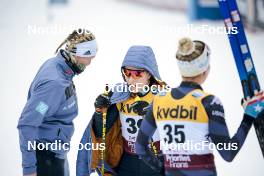 17.03.2023, Falun, Sweden (SWE): Victoria Carl (GER), Katharina Hennig (GER), (l-r)  - FIS world cup cross-country, 10km, Falun (SWE). www.nordicfocus.com. © Modica/NordicFocus. Every downloaded picture is fee-liable.