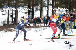 18.03.2023, Falun, Sweden (SWE): Rosie Brennan (USA), Katharina Hennig (GER), (l-r)  - FIS world cup cross-country, individual sprint, Falun (SWE). www.nordicfocus.com. © Modica/NordicFocus. Every downloaded picture is fee-liable.