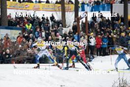 18.03.2023, Falun, Sweden (SWE): Jonna Sundling (SWE), Laura Gimmler (GER), (l-r)  - FIS world cup cross-country, individual sprint, Falun (SWE). www.nordicfocus.com. © Modica/NordicFocus. Every downloaded picture is fee-liable.