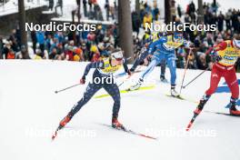18.03.2023, Falun, Sweden (SWE): Julia Kern (USA), Jasmin Kahara (FIN), (l-r)  - FIS world cup cross-country, individual sprint, Falun (SWE). www.nordicfocus.com. © Modica/NordicFocus. Every downloaded picture is fee-liable.