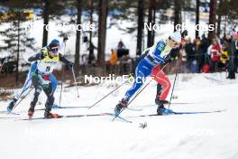 18.03.2023, Falun, Sweden (SWE): Federico Pellegrino (ITA), Jules Chappaz (FRA), (l-r)  - FIS world cup cross-country, individual sprint, Falun (SWE). www.nordicfocus.com. © Modica/NordicFocus. Every downloaded picture is fee-liable.