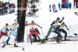 18.03.2023, Falun, Sweden (SWE): Sindre Bjoernestad Skar (NOR), Davide Graz (ITA), (l-r)  - FIS world cup cross-country, individual sprint, Falun (SWE). www.nordicfocus.com. © Modica/NordicFocus. Every downloaded picture is fee-liable.