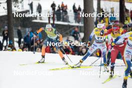 18.03.2023, Falun, Sweden (SWE): Patricija Eiduka (LAT), Maerta Rosenberg (SWE), (l-r)  - FIS world cup cross-country, individual sprint, Falun (SWE). www.nordicfocus.com. © Modica/NordicFocus. Every downloaded picture is fee-liable.