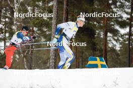 18.03.2023, Falun, Sweden (SWE): Michal Novak (CZE), Edvin Anger (SWE), (l-r)  - FIS world cup cross-country, individual sprint, Falun (SWE). www.nordicfocus.com. © Modica/NordicFocus. Every downloaded picture is fee-liable.