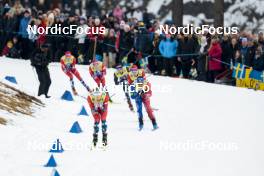18.03.2023, Falun, Sweden (SWE): Haakon Asdoel (NOR), Lucas Chanavat (FRA), (l-r)  - FIS world cup cross-country, individual sprint, Falun (SWE). www.nordicfocus.com. © Modica/NordicFocus. Every downloaded picture is fee-liable.