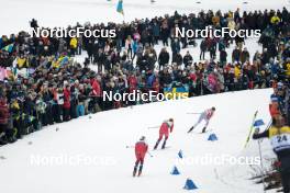 18.03.2023, Falun, Sweden (SWE): Lotta Udnes Weng (NOR), Mathilde Myhrvold (NOR), Nadine Faehndrich (SUI), (l-r)  - FIS world cup cross-country, individual sprint, Falun (SWE). www.nordicfocus.com. © Modica/NordicFocus. Every downloaded picture is fee-liable.