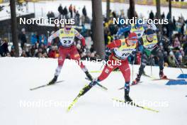 18.03.2023, Falun, Sweden (SWE): Lukas Mrkonjic (AUT), Erik Valnes (NOR), (l-r)  - FIS world cup cross-country, individual sprint, Falun (SWE). www.nordicfocus.com. © Modica/NordicFocus. Every downloaded picture is fee-liable.