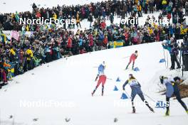 18.03.2023, Falun, Sweden (SWE): Anne Kjersti Kalvaa (NOR), Johanna Hagstroem (SWE), Kristine Stavaas Skistad (NOR), (l-r)  - FIS world cup cross-country, individual sprint, Falun (SWE). www.nordicfocus.com. © Modica/NordicFocus. Every downloaded picture is fee-liable.