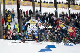 18.03.2023, Falun, Sweden (SWE): Jonna Sundling (SWE), Laura Gimmler (GER), (l-r)  - FIS world cup cross-country, individual sprint, Falun (SWE). www.nordicfocus.com. © Modica/NordicFocus. Every downloaded picture is fee-liable.