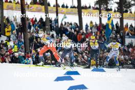18.03.2023, Falun, Sweden (SWE): Katerina Janatova (CZE), Jessie Diggins (USA), Coletta Rydzek (GER), (l-r)  - FIS world cup cross-country, individual sprint, Falun (SWE). www.nordicfocus.com. © Modica/NordicFocus. Every downloaded picture is fee-liable.