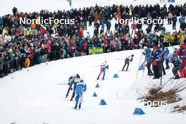18.03.2023, Falun, Sweden (SWE): Richard Jouve (FRA), Federico Pellegrino (ITA), (l-r)  - FIS world cup cross-country, individual sprint, Falun (SWE). www.nordicfocus.com. © Modica/NordicFocus. Every downloaded picture is fee-liable.