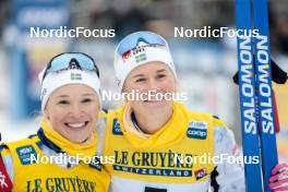18.03.2023, Falun, Sweden (SWE): Jonna Sundling (SWE), Maja Dahlqvist (SWE), (l-r)  - FIS world cup cross-country, individual sprint, Falun (SWE). www.nordicfocus.com. © Modica/NordicFocus. Every downloaded picture is fee-liable.