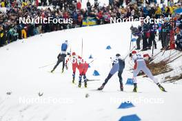 18.03.2023, Falun, Sweden (SWE): Sindre Bjoernestad Skar (NOR), Haakon Asdoel (NOR), (l-r)  - FIS world cup cross-country, individual sprint, Falun (SWE). www.nordicfocus.com. © Modica/NordicFocus. Every downloaded picture is fee-liable.