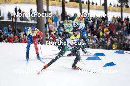 18.03.2023, Falun, Sweden (SWE): Richard Jouve (FRA), Jan Stoelben (GER), Federico Pellegrino (ITA), (l-r)  - FIS world cup cross-country, individual sprint, Falun (SWE). www.nordicfocus.com. © Modica/NordicFocus. Every downloaded picture is fee-liable.