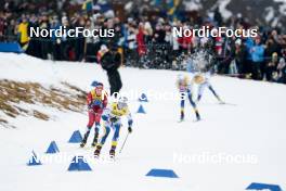 18.03.2023, Falun, Sweden (SWE): Kristine Stavaas Skistad (NOR), Jonna Sundling (SWE), (l-r)  - FIS world cup cross-country, individual sprint, Falun (SWE). www.nordicfocus.com. © Modica/NordicFocus. Every downloaded picture is fee-liable.