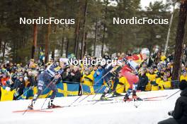 18.03.2023, Falun, Sweden (SWE): Rosie Brennan (USA), Anne Kjersti Kalvaa (NOR), (l-r)  - FIS world cup cross-country, individual sprint, Falun (SWE). www.nordicfocus.com. © Modica/NordicFocus. Every downloaded picture is fee-liable.