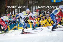 18.03.2023, Falun, Sweden (SWE): Maciej Starega (POL), Valerio Grond (SUI), (l-r)  - FIS world cup cross-country, individual sprint, Falun (SWE). www.nordicfocus.com. © Modica/NordicFocus. Every downloaded picture is fee-liable.