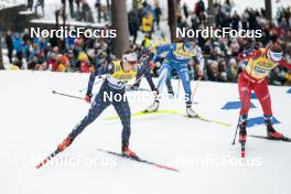 18.03.2023, Falun, Sweden (SWE): Julia Kern (USA), Tiril Udnes Weng (NOR), (l-r)  - FIS world cup cross-country, individual sprint, Falun (SWE). www.nordicfocus.com. © Modica/NordicFocus. Every downloaded picture is fee-liable.