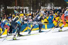 18.03.2023, Falun, Sweden (SWE): Lena Quintin (FRA), Jessie Diggins (USA), (l-r)  - FIS world cup cross-country, individual sprint, Falun (SWE). www.nordicfocus.com. © Modica/NordicFocus. Every downloaded picture is fee-liable.
