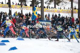 18.03.2023, Falun, Sweden (SWE): Jan Stoelben (GER), Ben Ogden (USA), Niilo Moilanen (FIN), (l-r)  - FIS world cup cross-country, individual sprint, Falun (SWE). www.nordicfocus.com. © Modica/NordicFocus. Every downloaded picture is fee-liable.