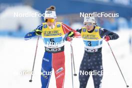 19.03.2023, Falun, Sweden (SWE): Delphine Claudel (FRA) - FIS world cup cross-country, mixed relay, Falun (SWE). www.nordicfocus.com. © Modica/NordicFocus. Every downloaded picture is fee-liable.