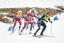 19.03.2023, Falun, Sweden (SWE): Heidi Weng (NOR), Katharina Hennig (GER), (l-r)  - FIS world cup cross-country, mixed relay, Falun (SWE). www.nordicfocus.com. © Modica/NordicFocus. Every downloaded picture is fee-liable.