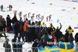 19.03.2023, Falun, Sweden (SWE): Start of first group of the race - FIS world cup cross-country, mixed relay, Falun (SWE). www.nordicfocus.com. © Modica/NordicFocus. Every downloaded picture is fee-liable.
