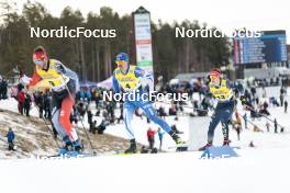19.03.2023, Falun, Sweden (SWE): Perttu Hyvarinen (FIN), Jan Stoelben (GER), (l-r)  - FIS world cup cross-country, mixed relay, Falun (SWE). www.nordicfocus.com. © Modica/NordicFocus. Every downloaded picture is fee-liable.