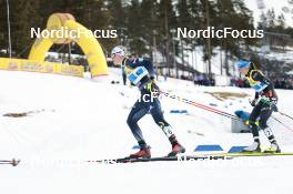 19.03.2023, Falun, Sweden (SWE): Victoria Carl (GER), Francesca Franchi (ITA), (l-r)  - FIS world cup cross-country, mixed relay, Falun (SWE). www.nordicfocus.com. © Modica/NordicFocus. Every downloaded picture is fee-liable.