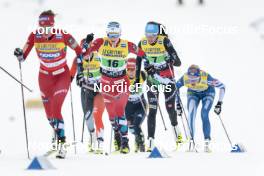 19.03.2023, Falun, Sweden (SWE): Ingvild Flugstad Oestberg (NOR), Caterina Ganz (ITA), (l-r)  - FIS world cup cross-country, mixed relay, Falun (SWE). www.nordicfocus.com. © Modica/NordicFocus. Every downloaded picture is fee-liable.