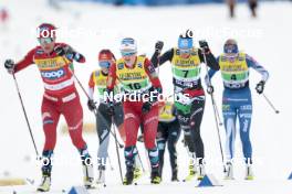 19.03.2023, Falun, Sweden (SWE): Ingvild Flugstad Oestberg (NOR), Caterina Ganz (ITA), (l-r)  - FIS world cup cross-country, mixed relay, Falun (SWE). www.nordicfocus.com. © Modica/NordicFocus. Every downloaded picture is fee-liable.