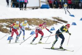 19.03.2023, Falun, Sweden (SWE): Heidi Weng (NOR), Katharina Hennig (GER), (l-r)  - FIS world cup cross-country, mixed relay, Falun (SWE). www.nordicfocus.com. © Modica/NordicFocus. Every downloaded picture is fee-liable.