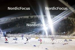 21.03.2023, Tallinn, Estonia (EST): Erik Valnes (NOR), Niilo Moilanen (FIN), Michael Hellweger (ITA), Roman Schaad (SUI), Maciej Starega (POL), Marcus Grate (SWE), (l-r)  - FIS world cup cross-country, individual sprint, Tallinn (EST). www.nordicfocus.com. © Modica/NordicFocus. Every downloaded picture is fee-liable.