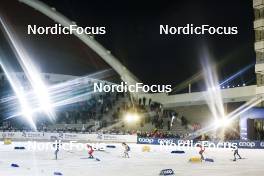 21.03.2023, Tallinn, Estonia (EST): Jasmi Joensuu (FIN), Ane Appelkvist Stenseth (NOR), Moa Lundgren (SWE), Maria Hartz Melling (NOR), Laura Gimmler (GER), (l-r)  - FIS world cup cross-country, individual sprint, Tallinn (EST). www.nordicfocus.com. © Modica/NordicFocus. Every downloaded picture is fee-liable.